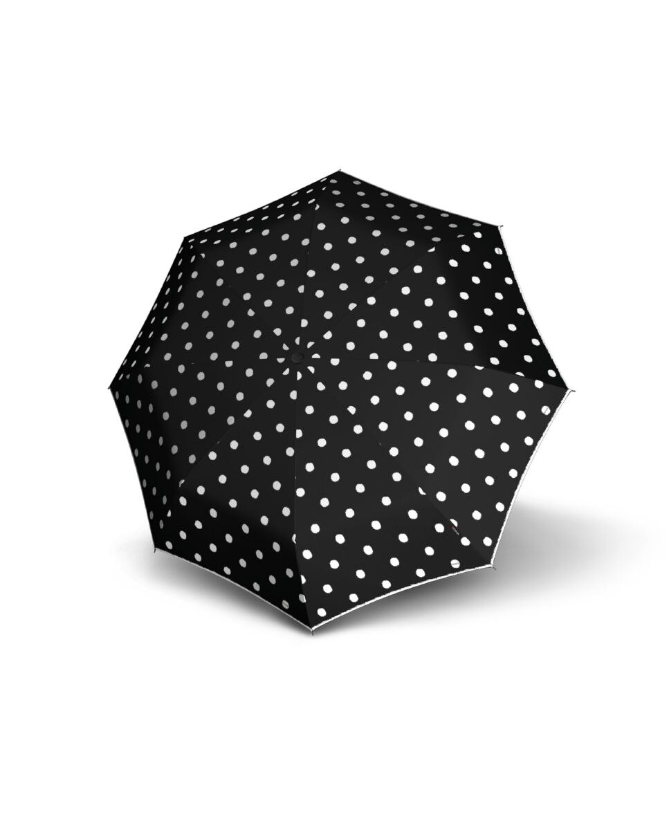 Imagem 0 de Guarda-Chuva Knirps T200 Duomatic Medio padrão em preto e branco