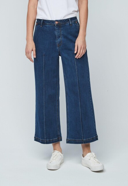 Imagem 0 de Jeans Largo de Cintura Subida