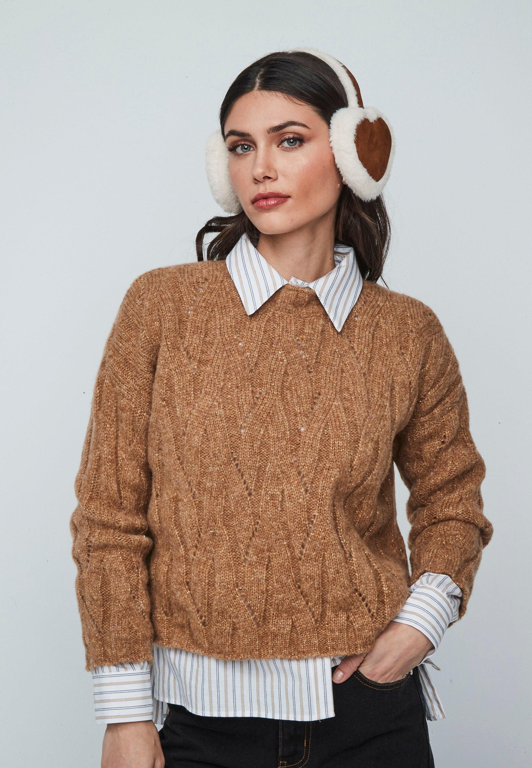 Imagem 0 de Camisola Perfurada de Malha Grossa