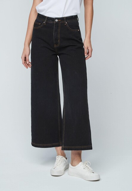 Imagem 0 de Jeans Largo de Cintura Subida