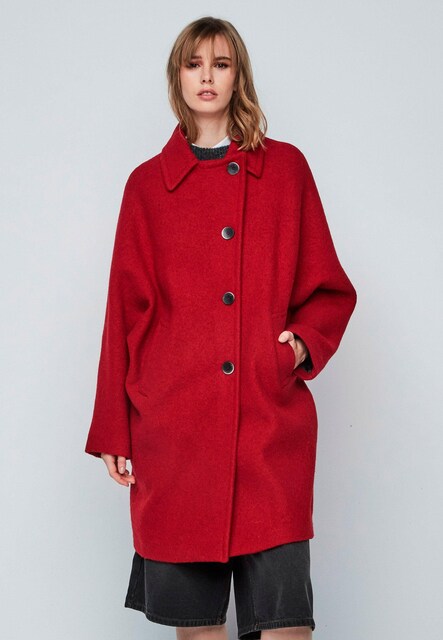 Imagem 0 de Sobretudo Oversize em Lã com Botões Grandes
