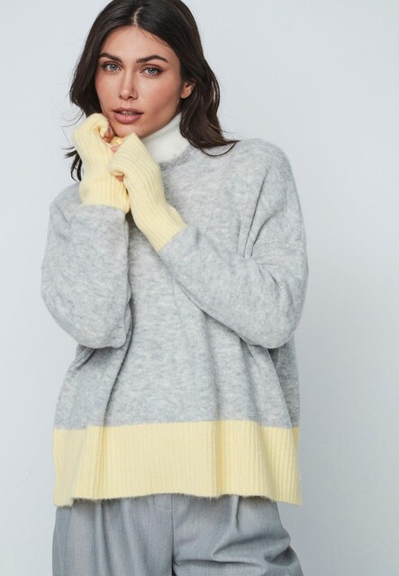 Imagem 0 de Camisola Bicolor em Malha Grossa