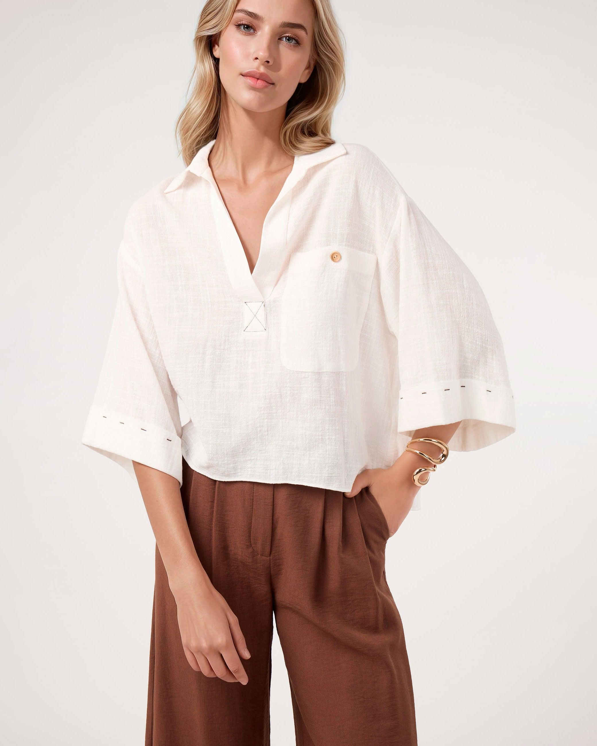 Imagem 0 de Blusa com Manga 3/4