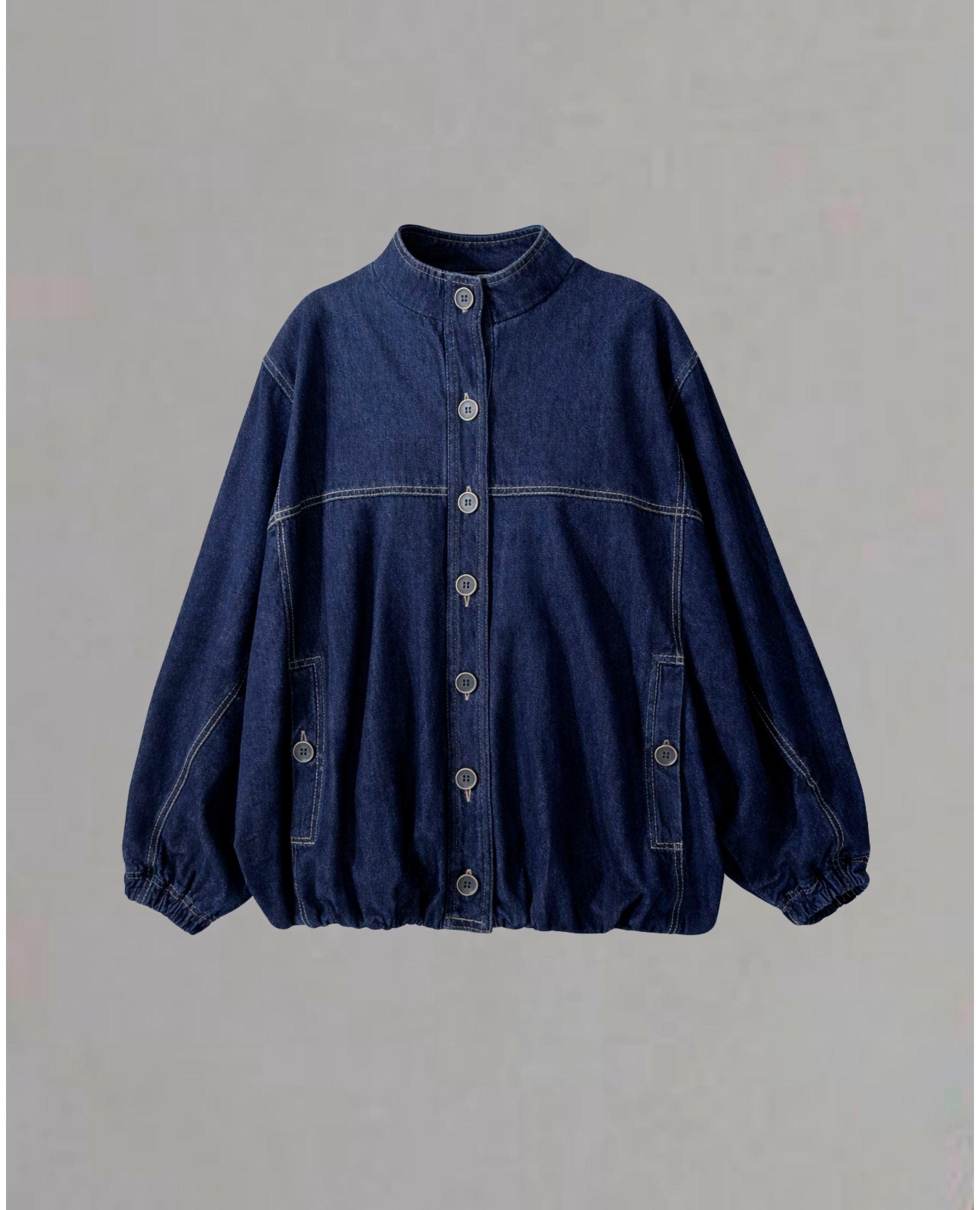 Bomber Candela com Manga Abalonada Azul-marinho-4