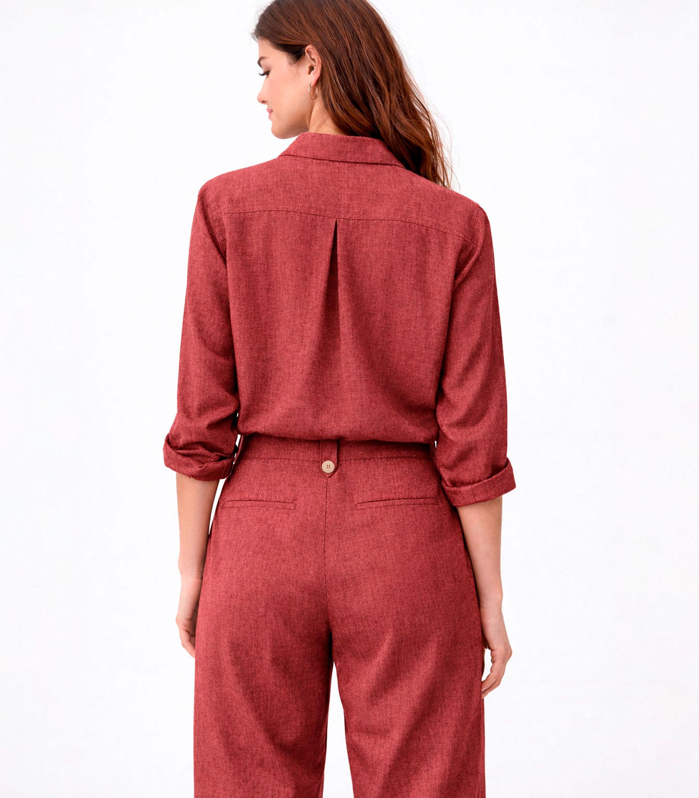 Blusa Oversize Efeito Enrugado Iris Telha-2