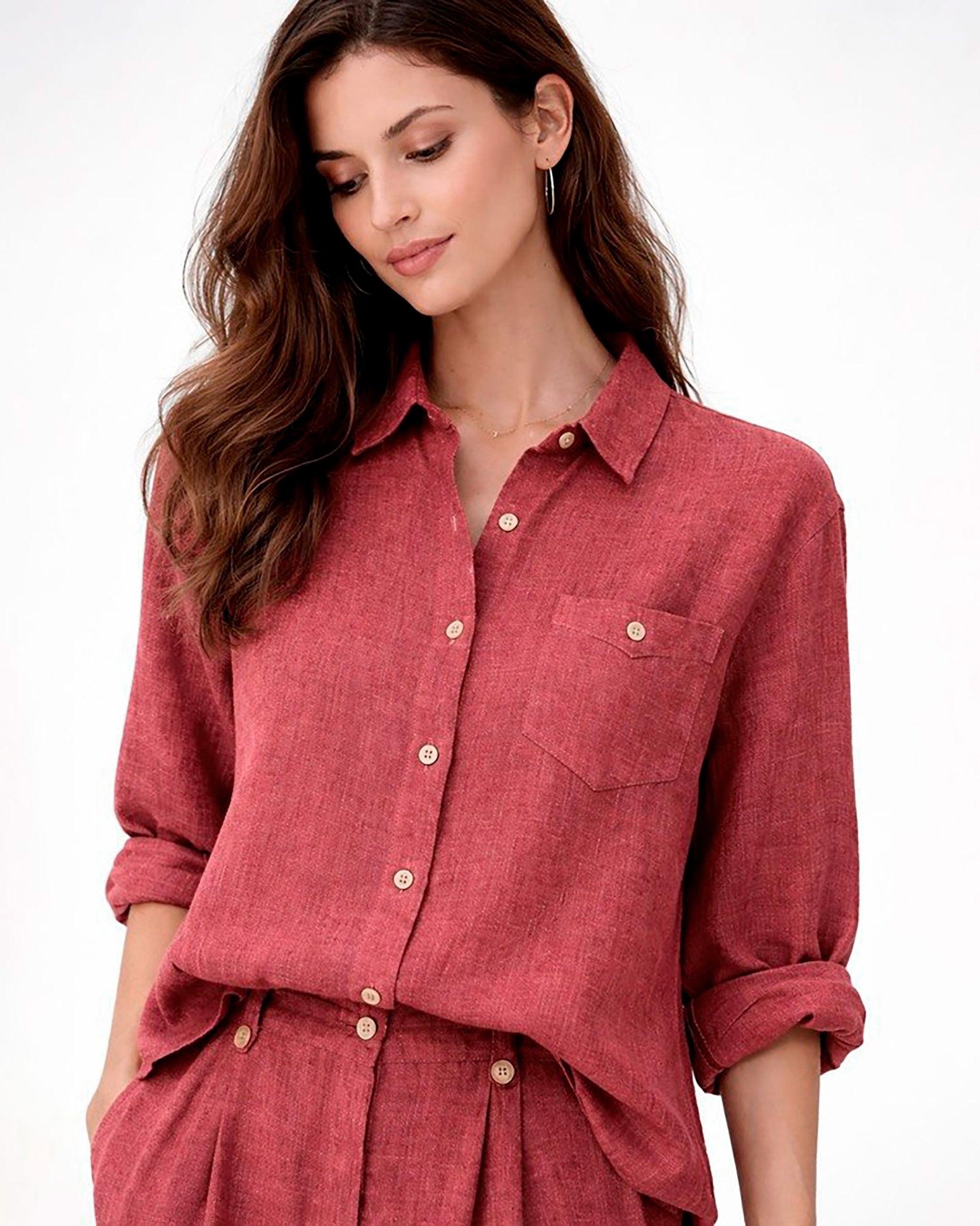 Blusa Oversize Efeito Enrugado Iris Telha-4