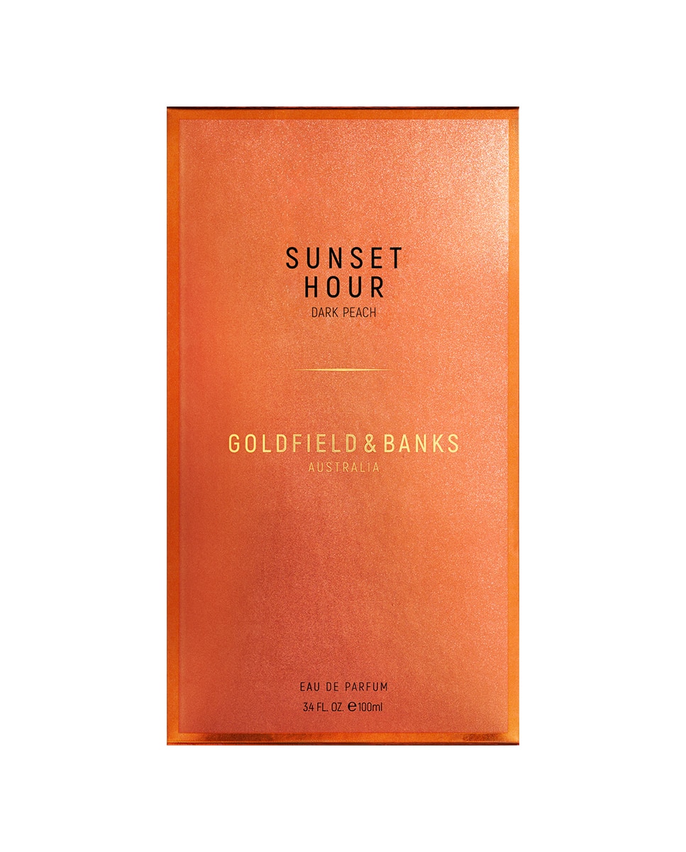 Eau de Parfum Sunset Hour Dark Peach Eau de Parfum Edp 100 Ml Goldfield & Banks (isolée) 2