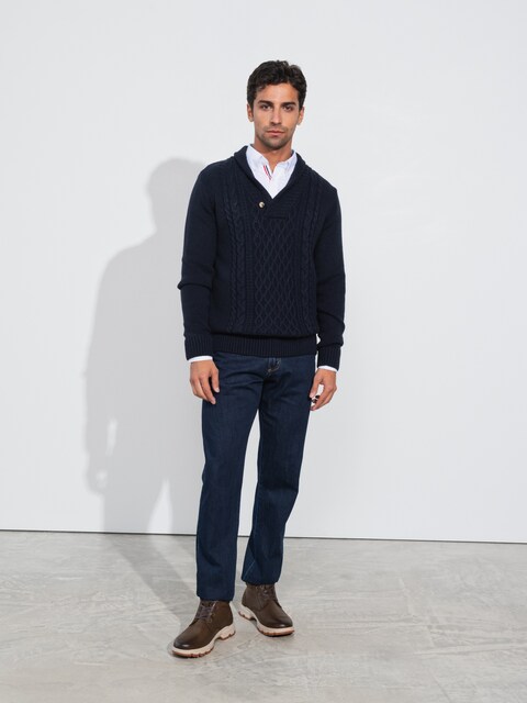 Imagem 0 de Camisola com gola rebuço