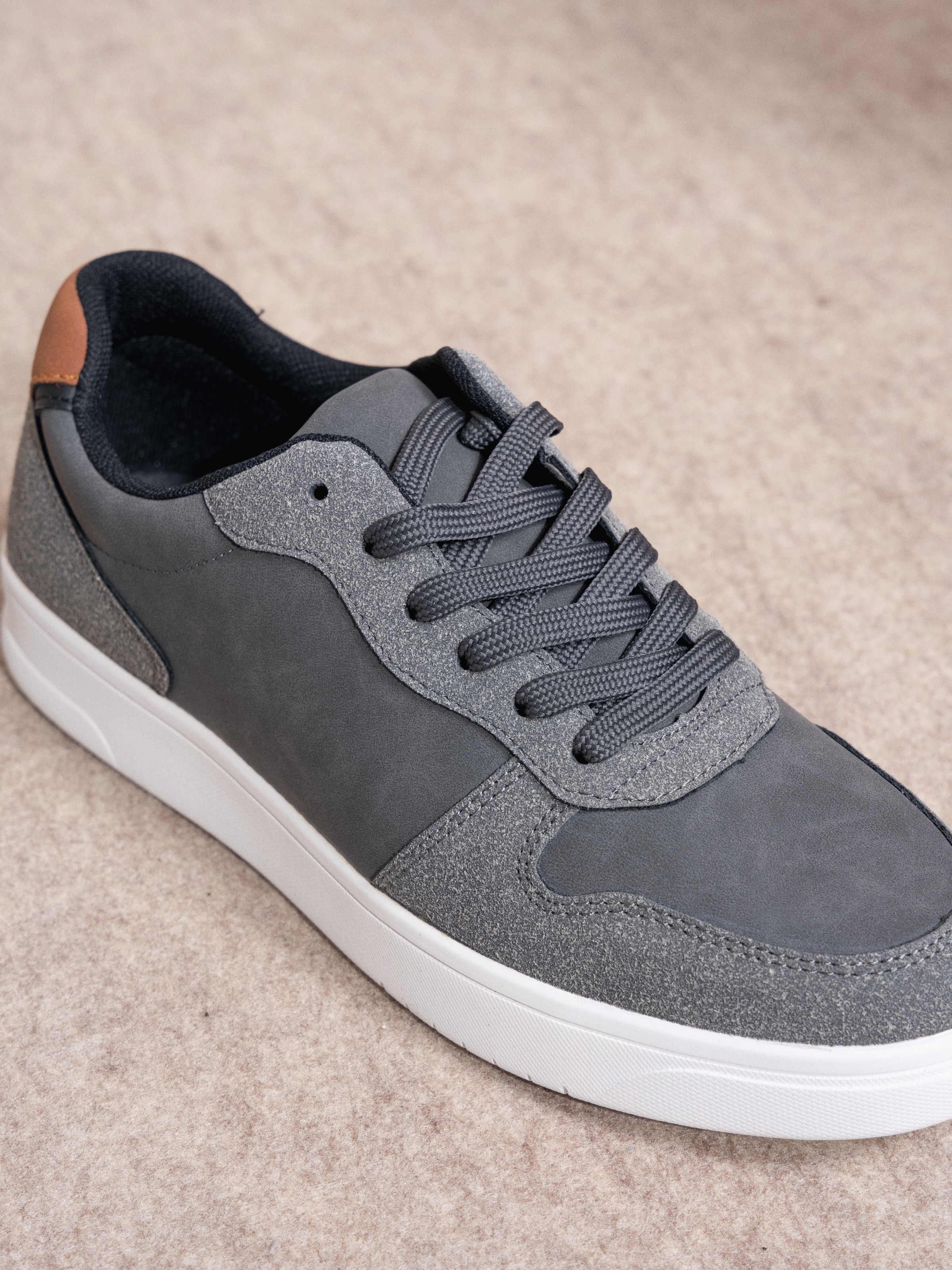 Sapatilhas de tecido Cinzento-5