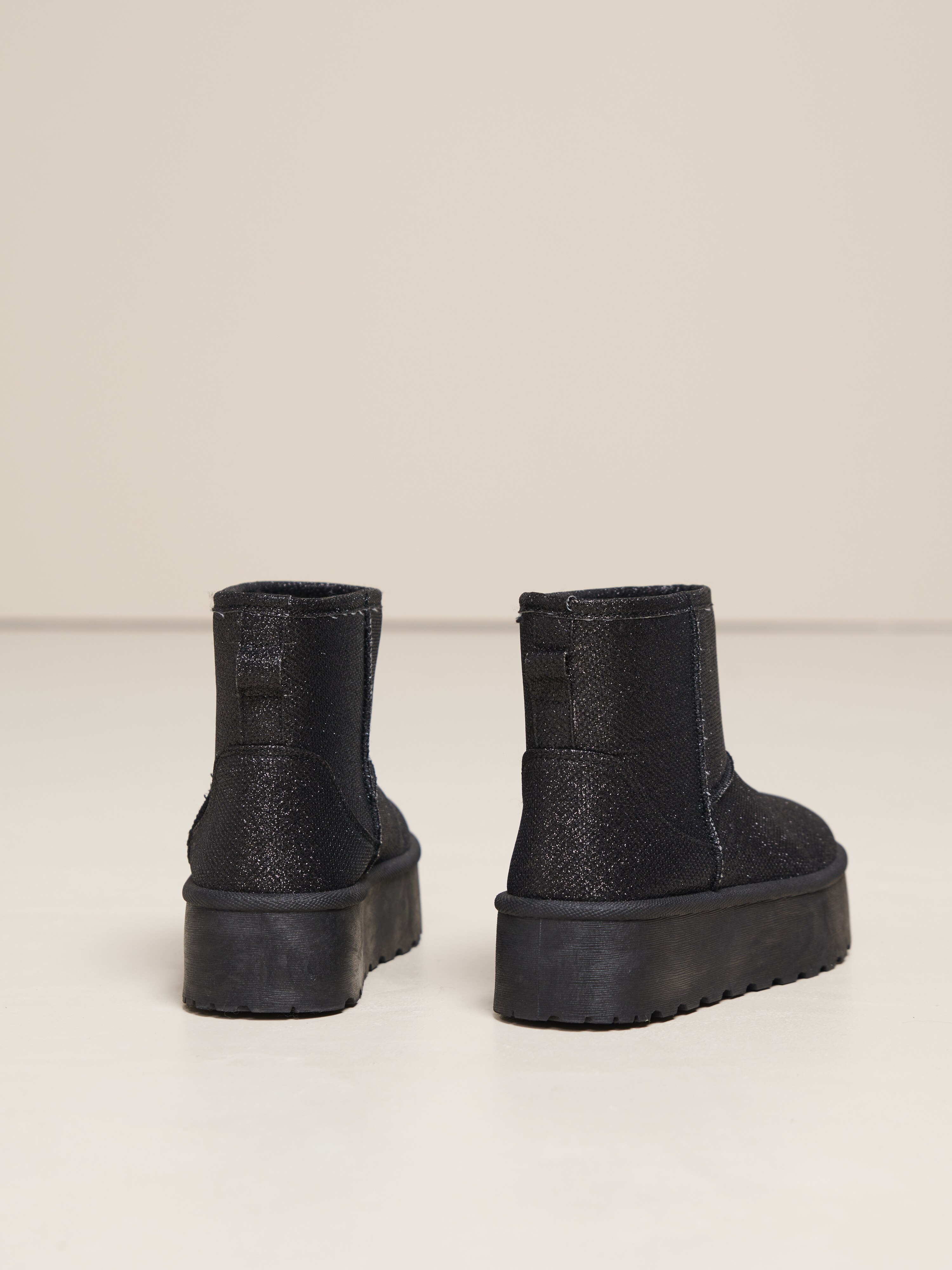 Botas com brilhantes Preto-5