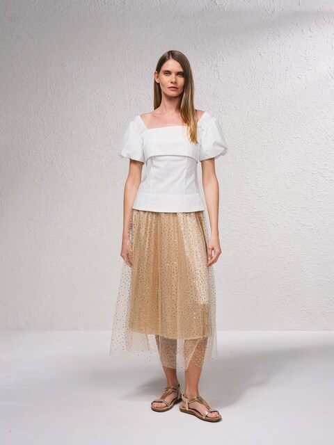 Imagem 0 de Blusa com decote quadrado