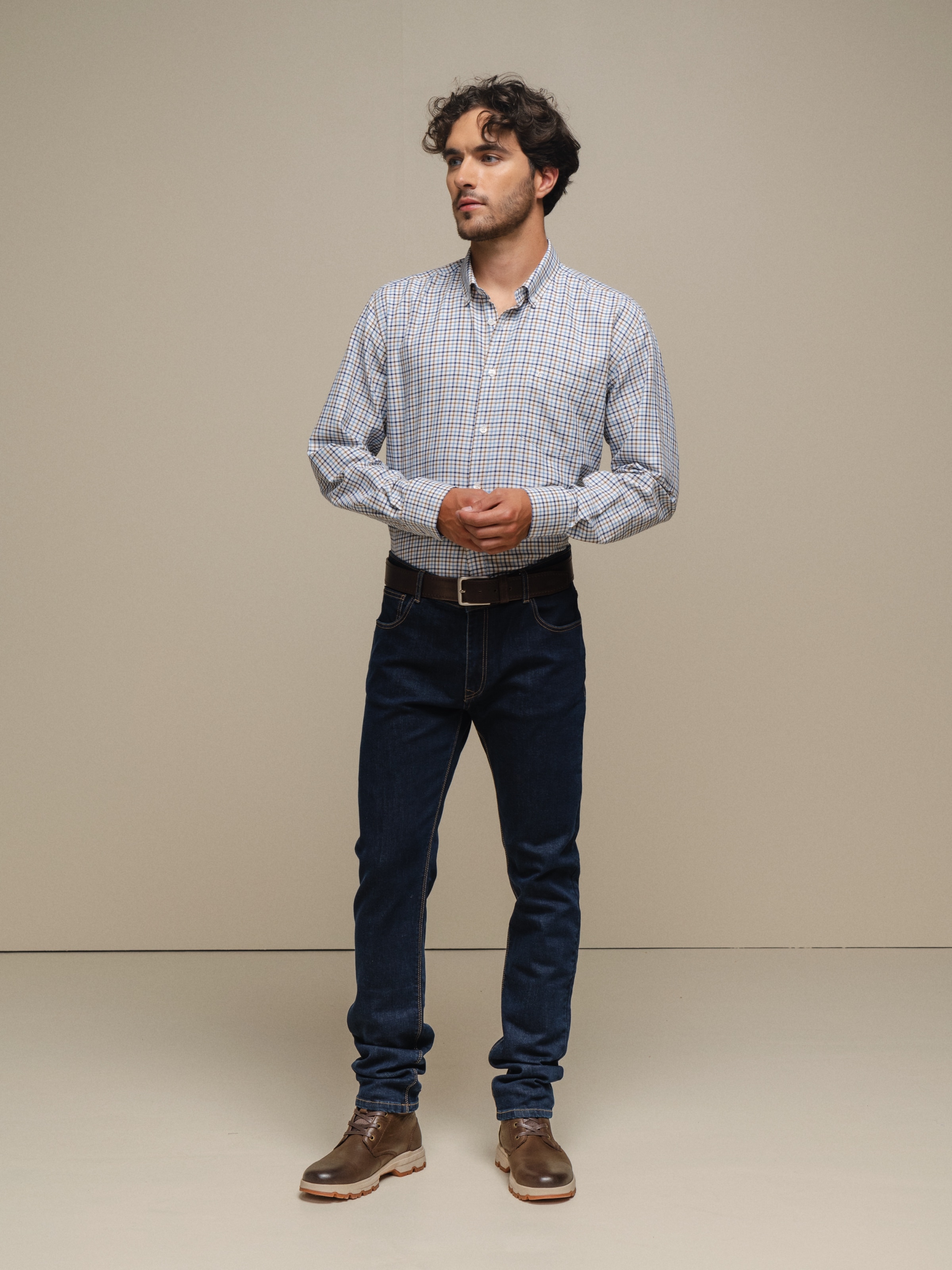 Imagem 0 de Camisa clássica xadrez