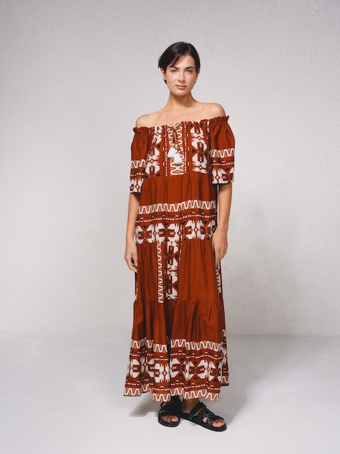 Imagem 0 de Vestido fluido com estampado
