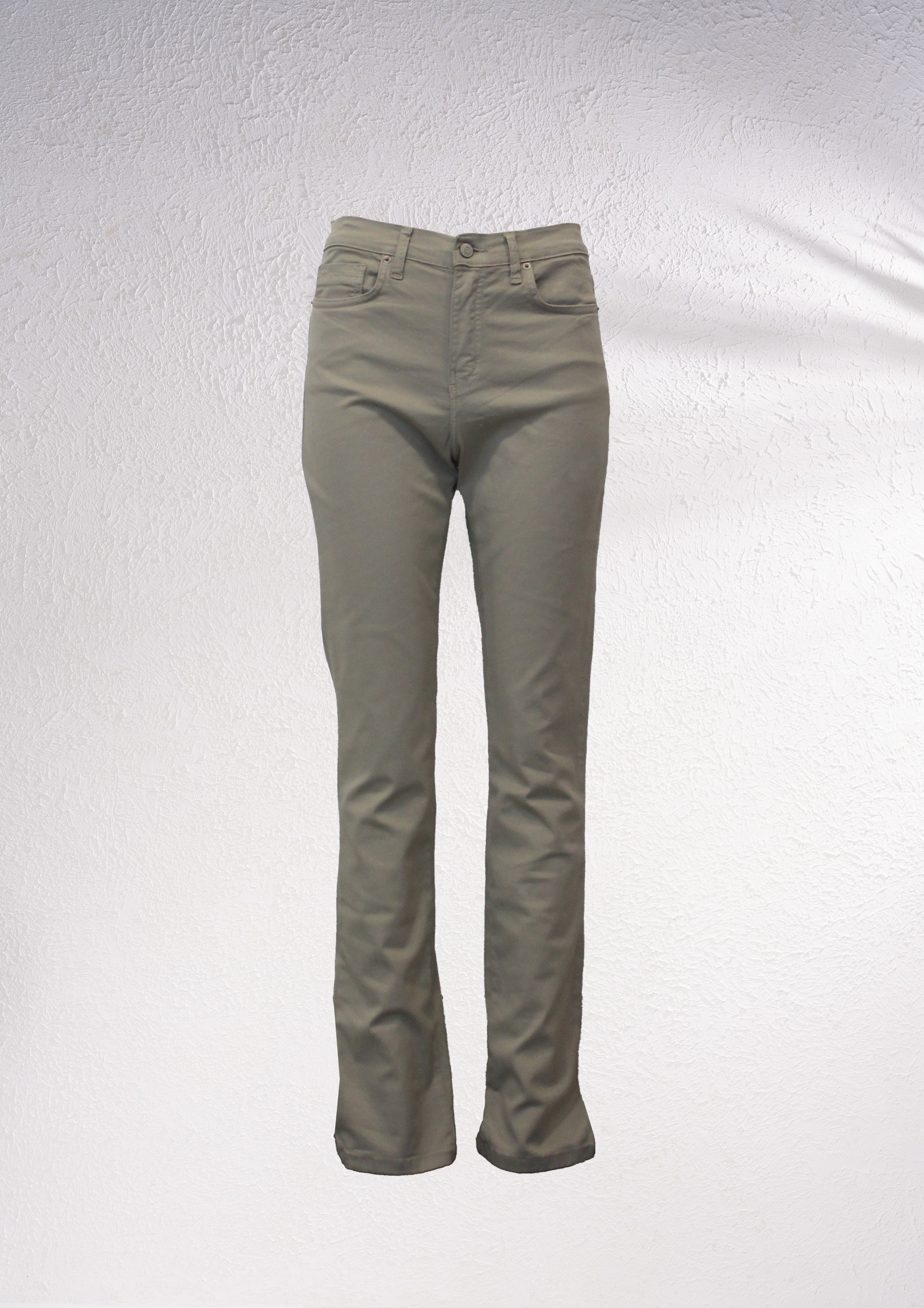 Calça regular fit Bege-2
