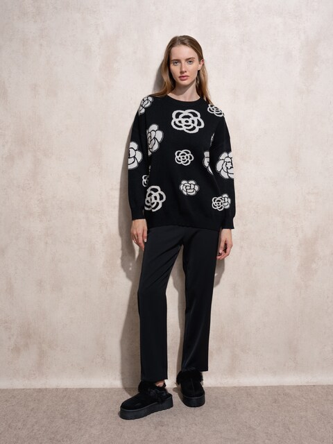 Imagem 0 de Camisola com padrão em malha