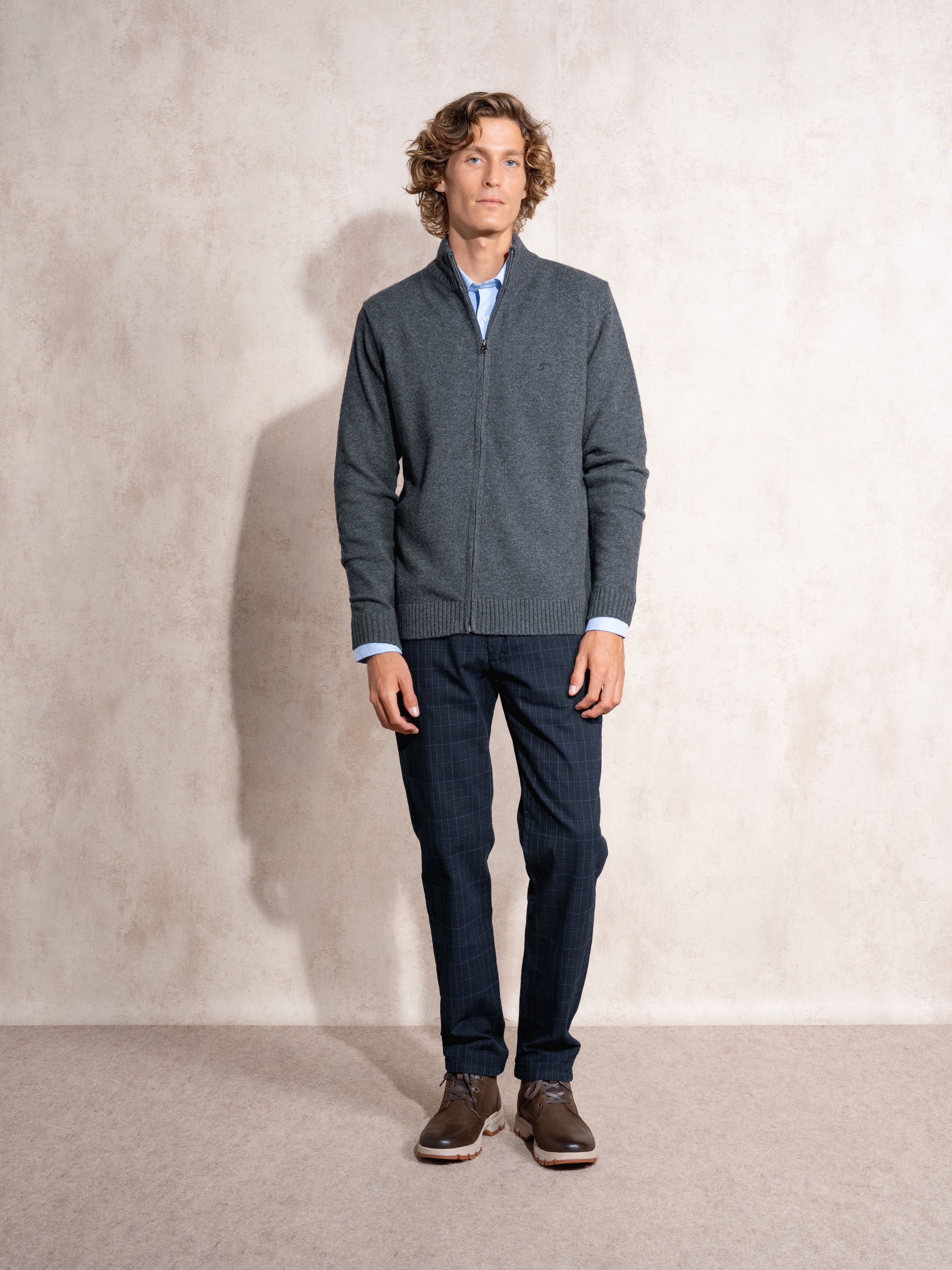 Imagem 0 de Casaco de malha com fecho