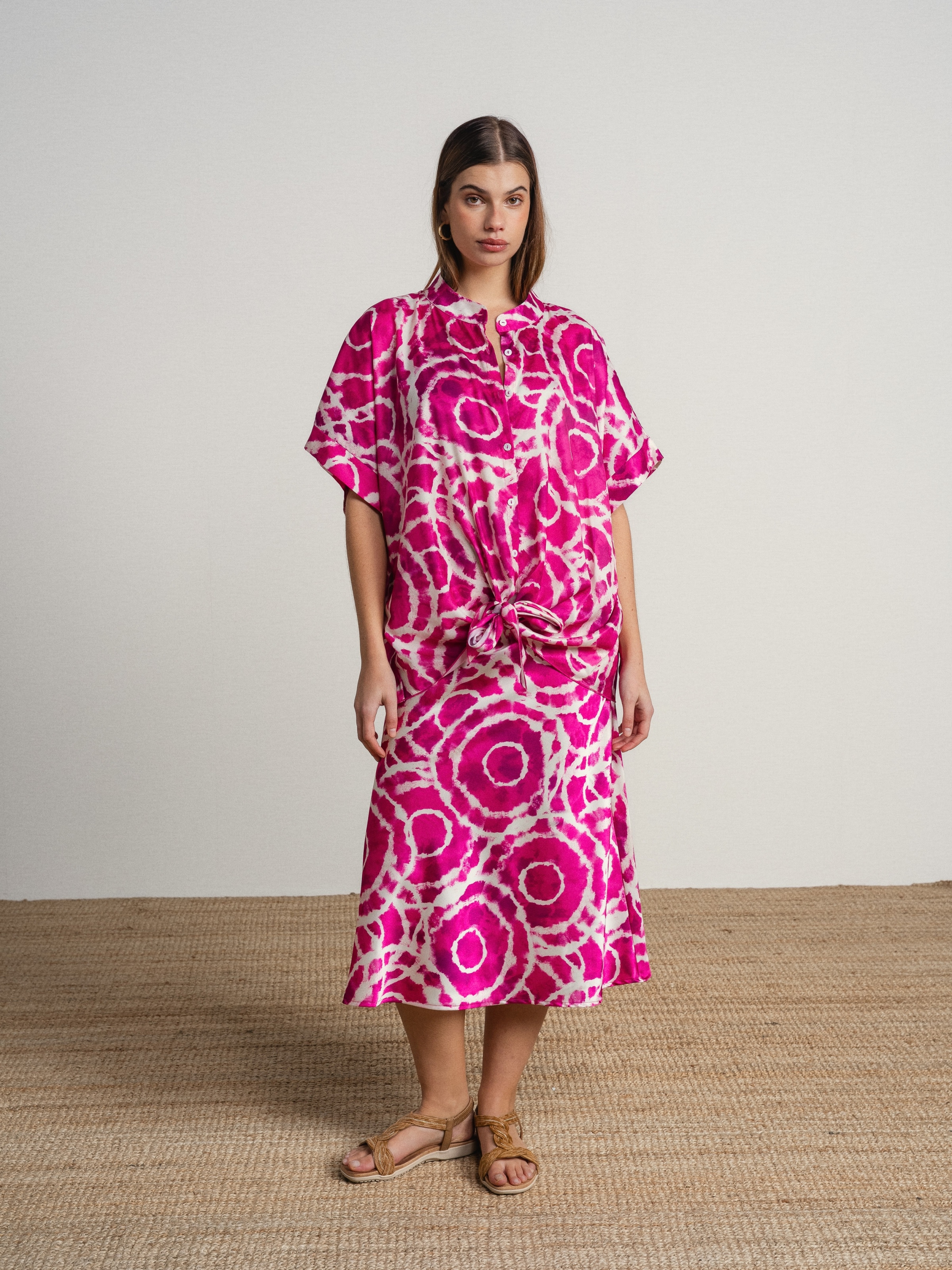 Imagem 0 de Saia midi com estampado