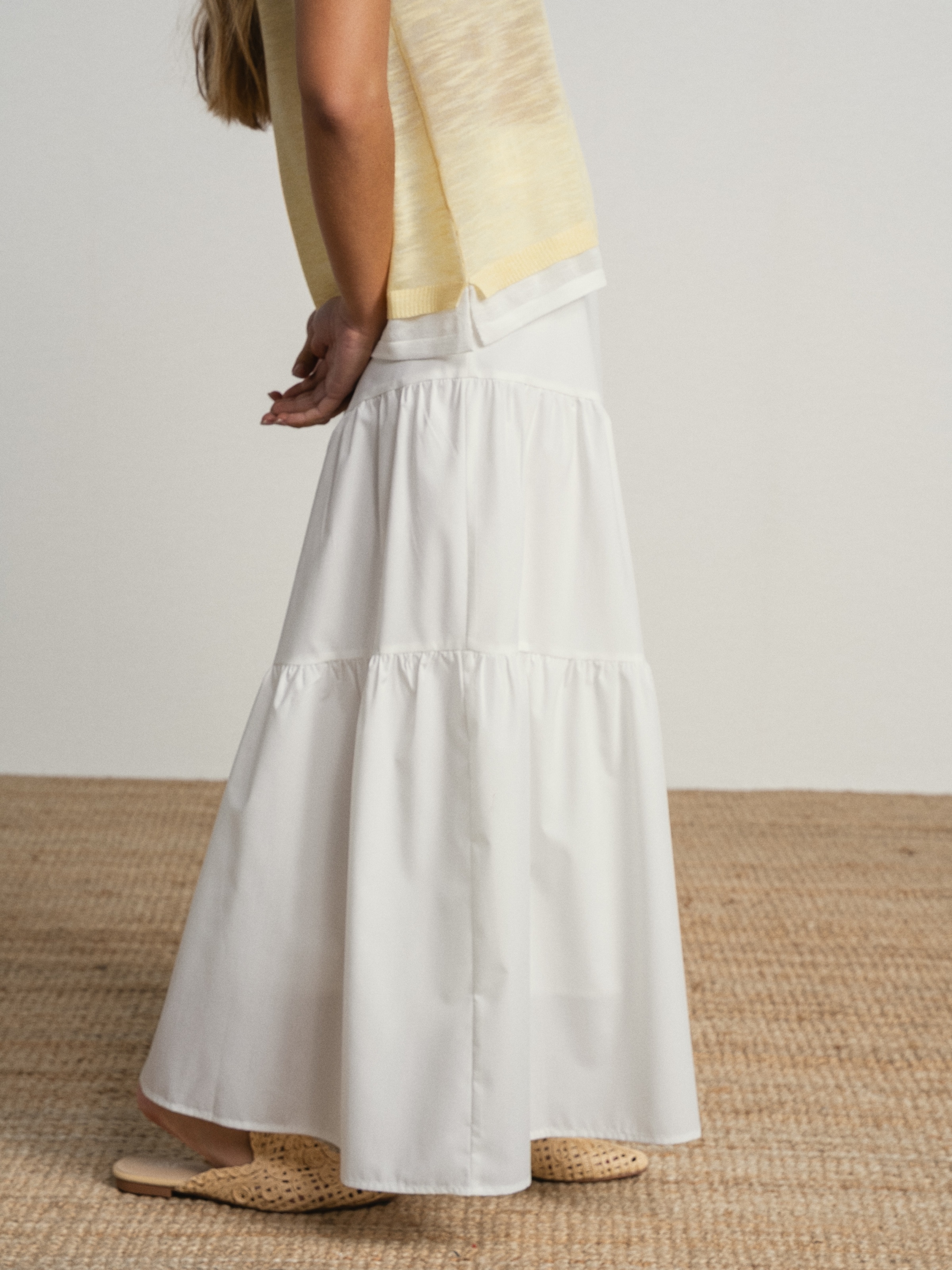 Saia comprida Branco-4