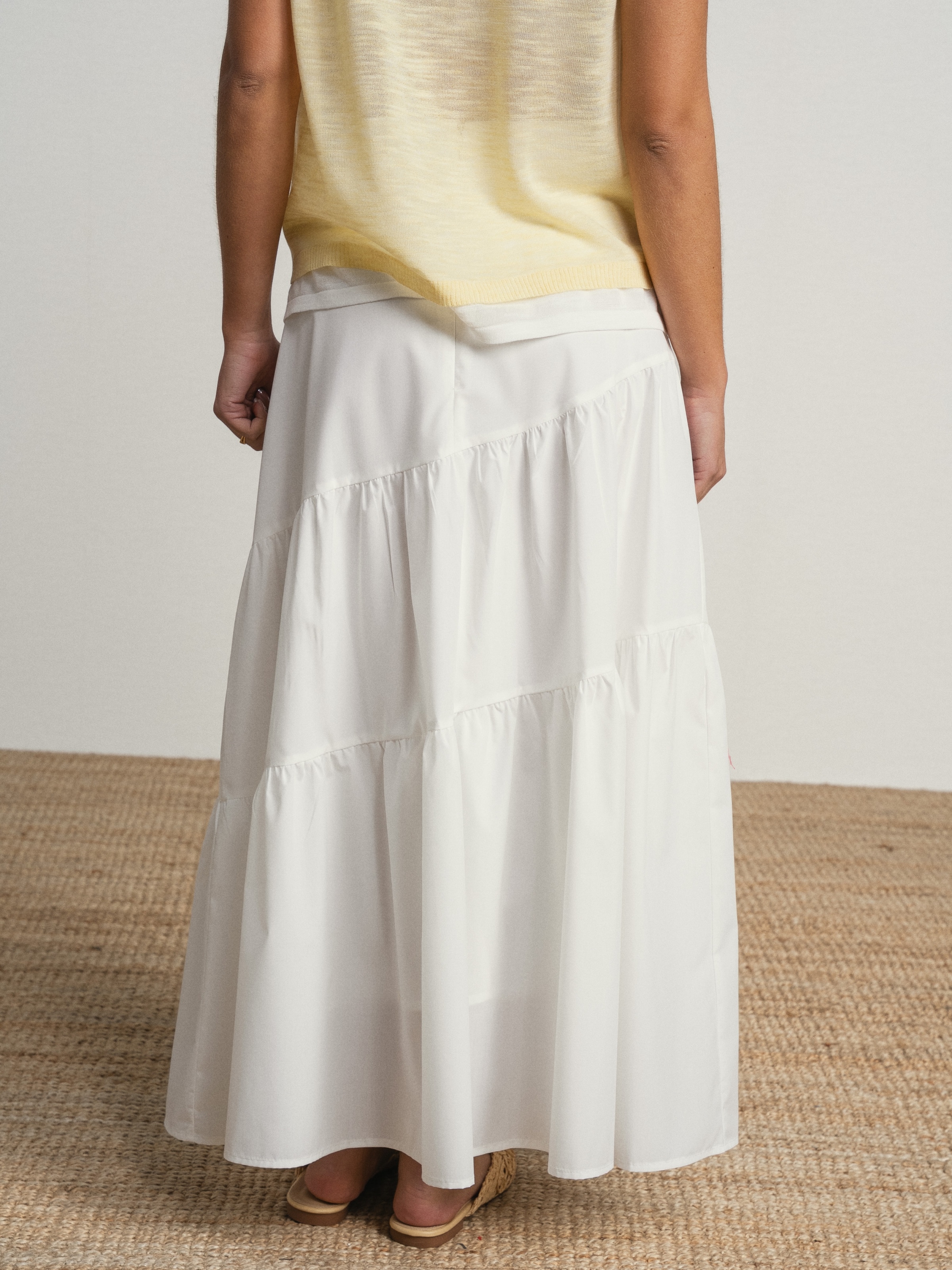 Saia comprida Branco-5