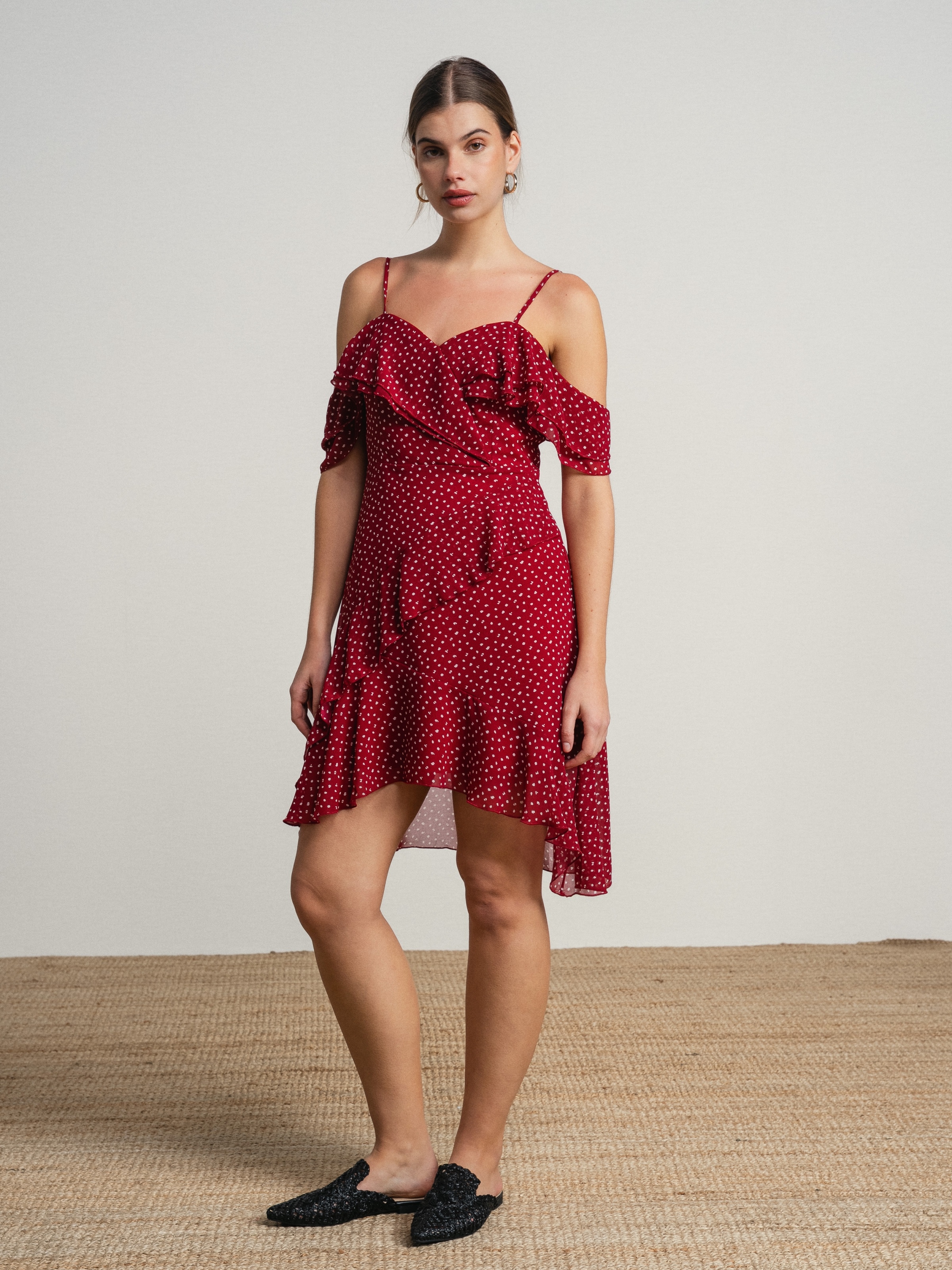 Imagem 0 de Vestido as bolinhas