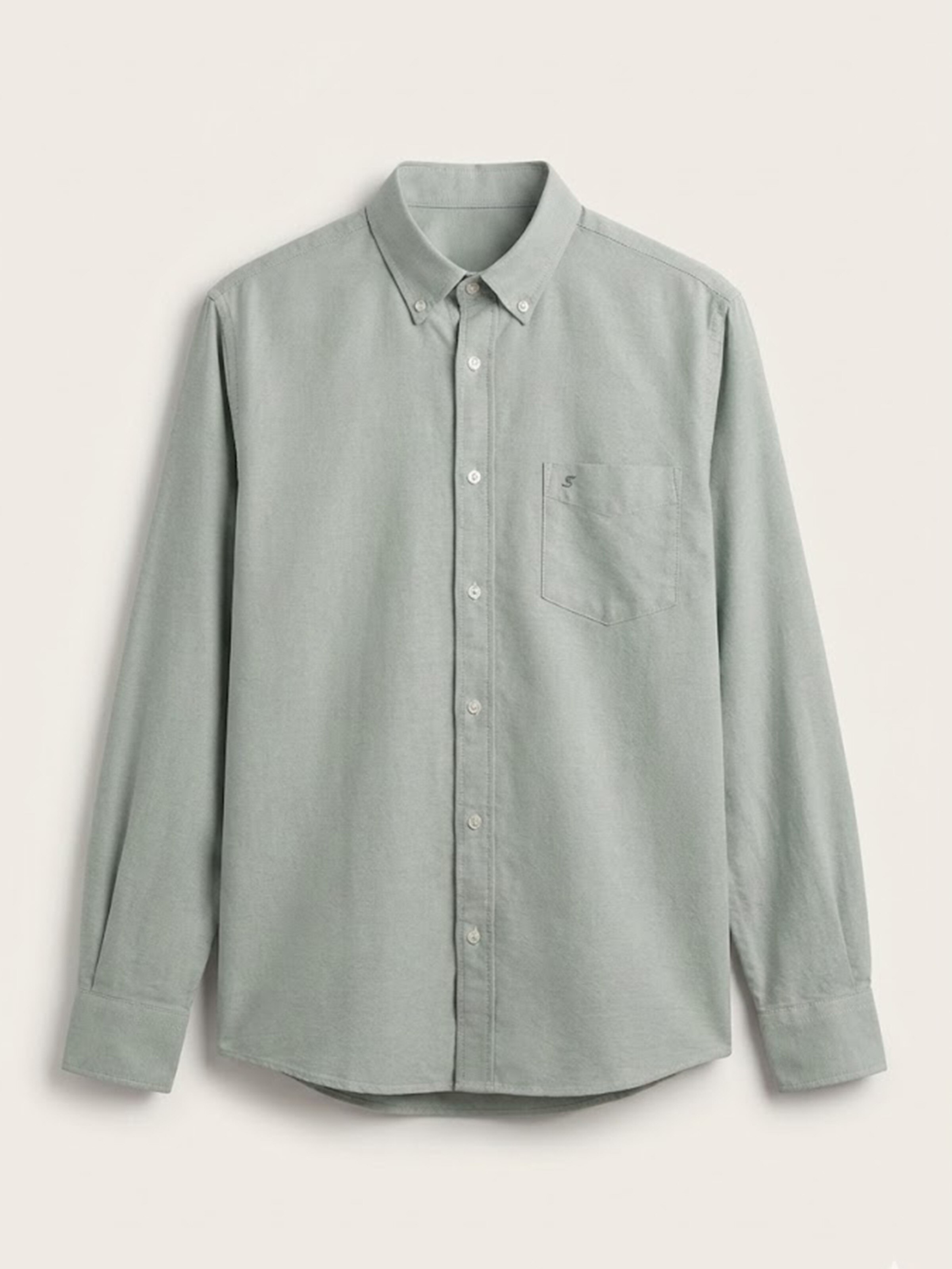 Camisa regular fit Verde-2