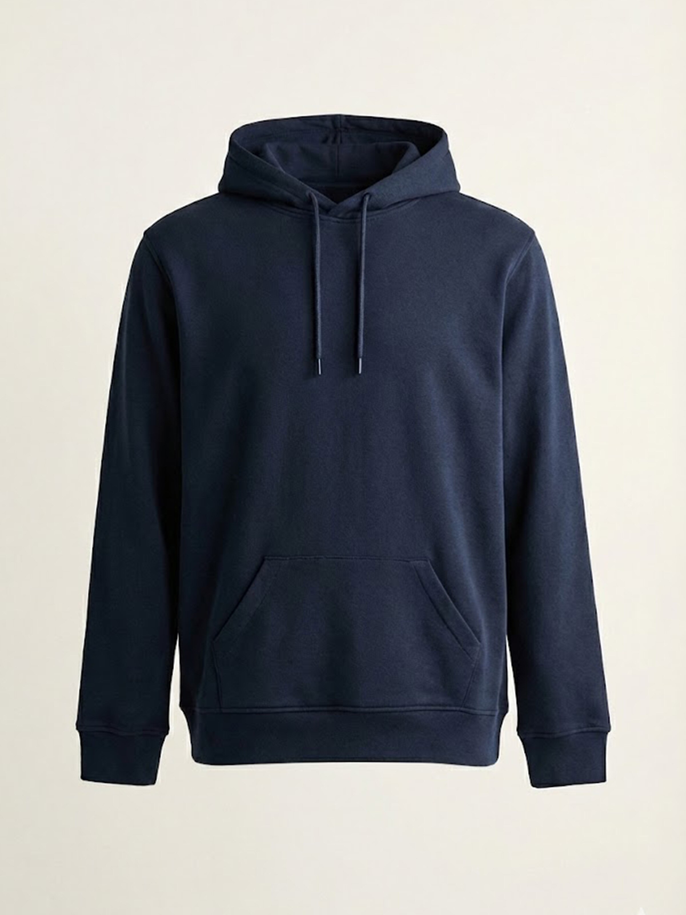 Sweatshirt com capuz e bolso na frente Azul-marinho-2