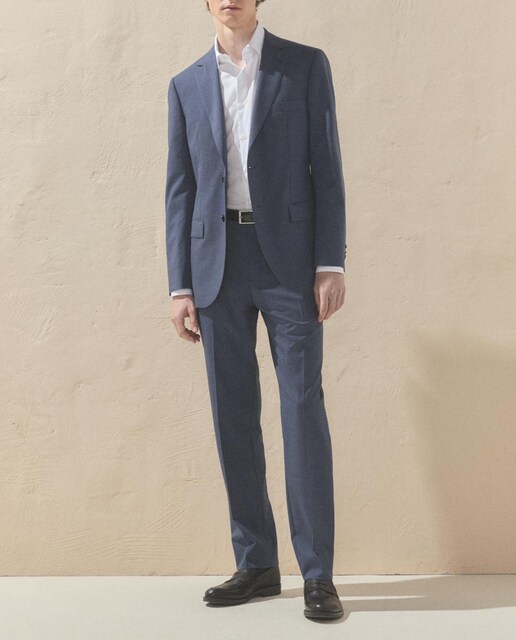 Imagen 0 de Traje micro pata de gallo lavable de hombre