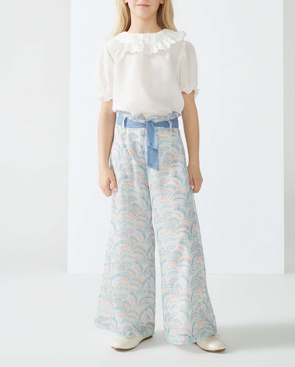 Imagen 0 de Pantalón fluido de ceremonia de niña
