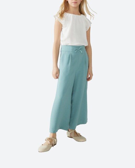 Imagen 0 de Pantalón palazzo de ceremonia de niña