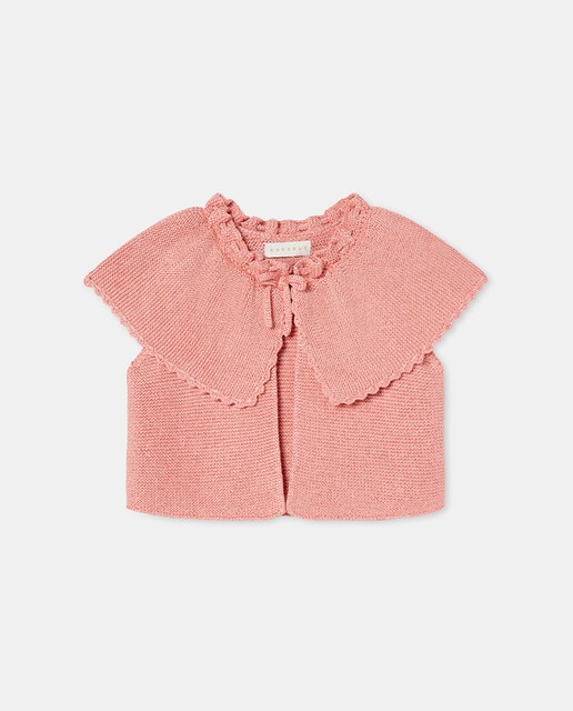 Imagen 0 de Chaqueta tricot capa de ceremonia de niña