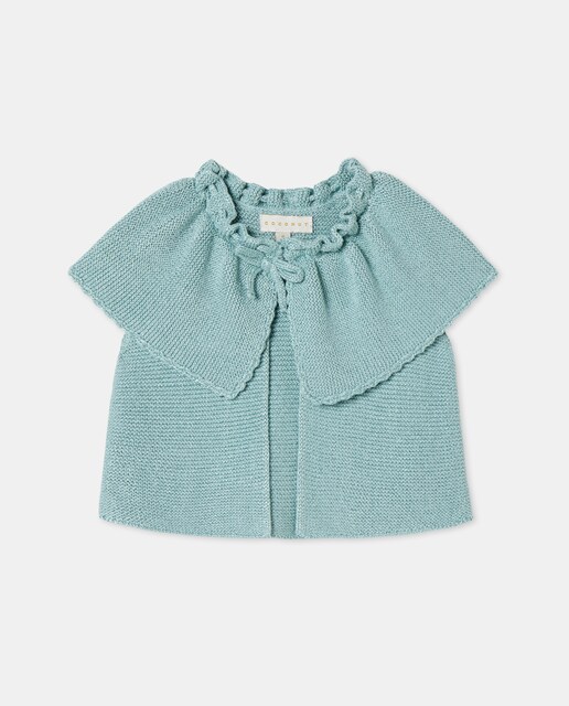 Imagen 0 de Chaqueta tricot capa de ceremonia de niña