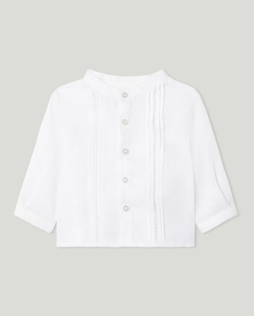 Imagen 0 de Camisa de manga larga con jaretas de bebé