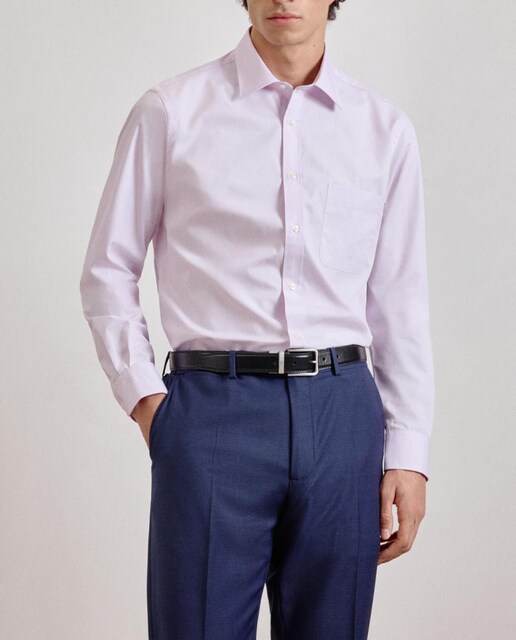 Imagen 0 de Camisa de hombre classic fit vestir popelín acabado eco Coolmax®