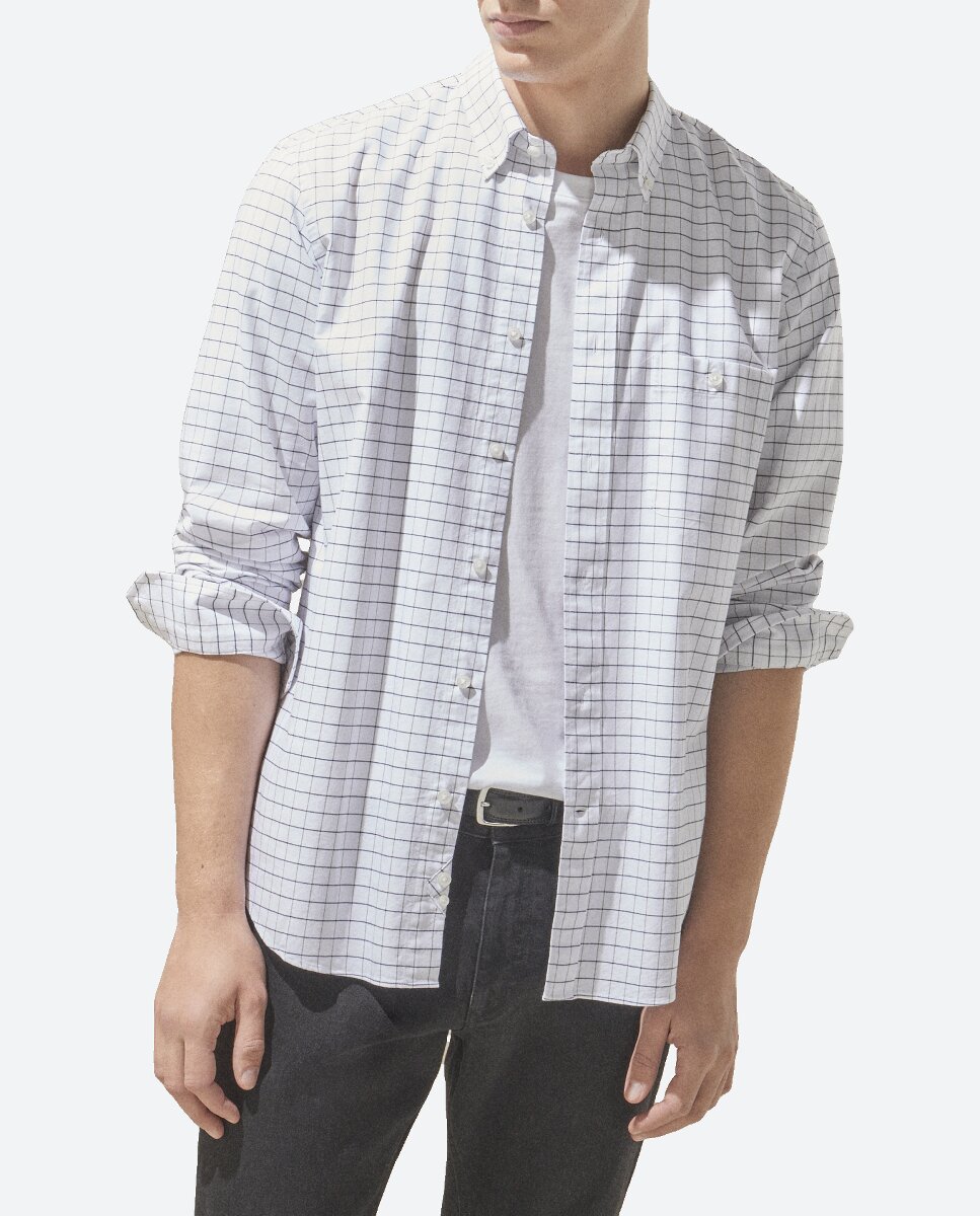 Imagen 0 de Camisa de oxford cuadros hombre de hombre