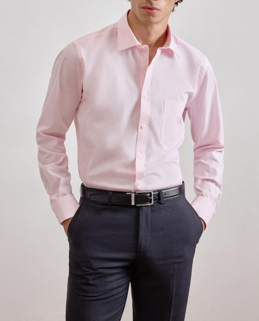 Imagen 0 de Camisa de vestir Fit clásico lisa de hombre
