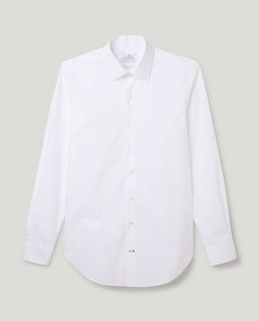 Imagen 0 de Camisa vestir liso popelin, cuello clasico, puño mixto.NON IRON