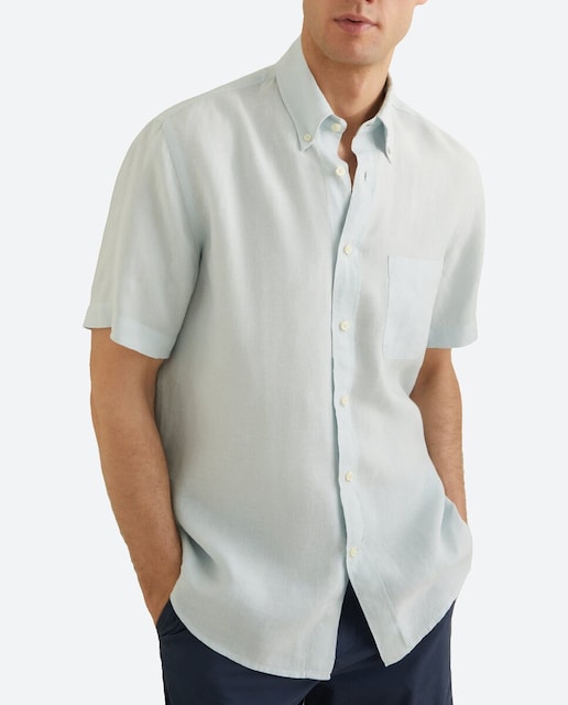 Imagen 0 de Camisa del lino manga corta