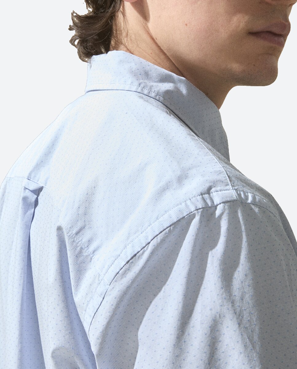 Imagen 0 de Camisa fil a fil print de hombre
