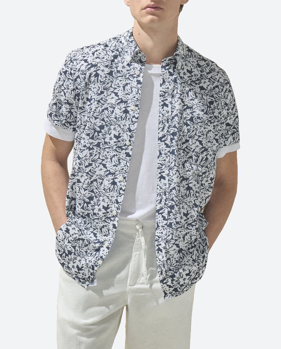 Imagen 0 de Camisa de hombre print manga corta