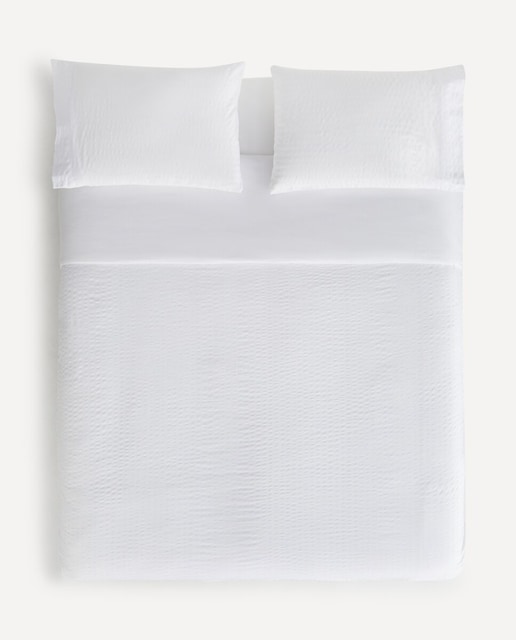 Imagen 0 de Juego de funda nórdica Seersucker H Basics El Corte Inglés
