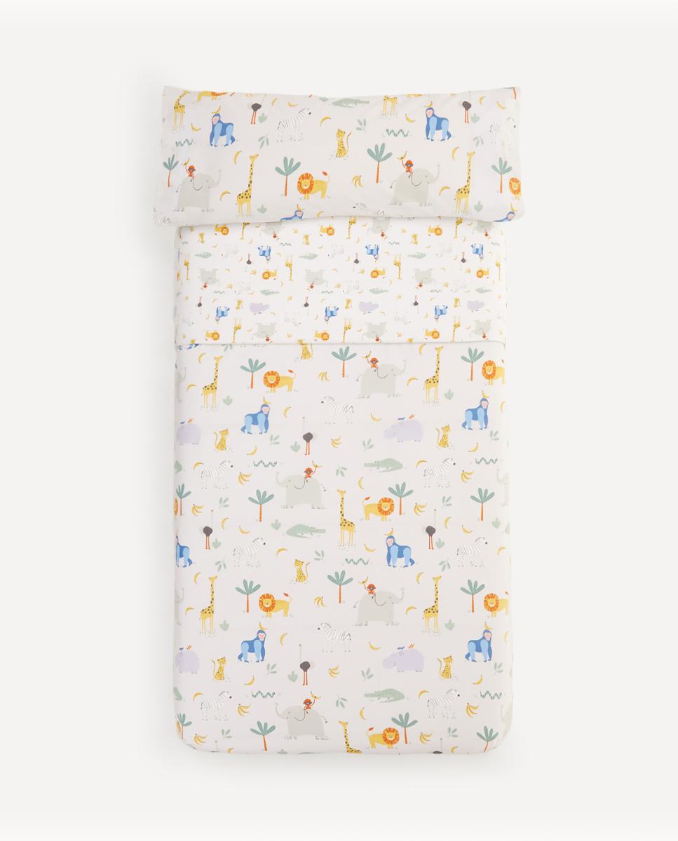 Imagen 0 de Juego de funda nórdica infantil Sabana Basics El Corte Inglés