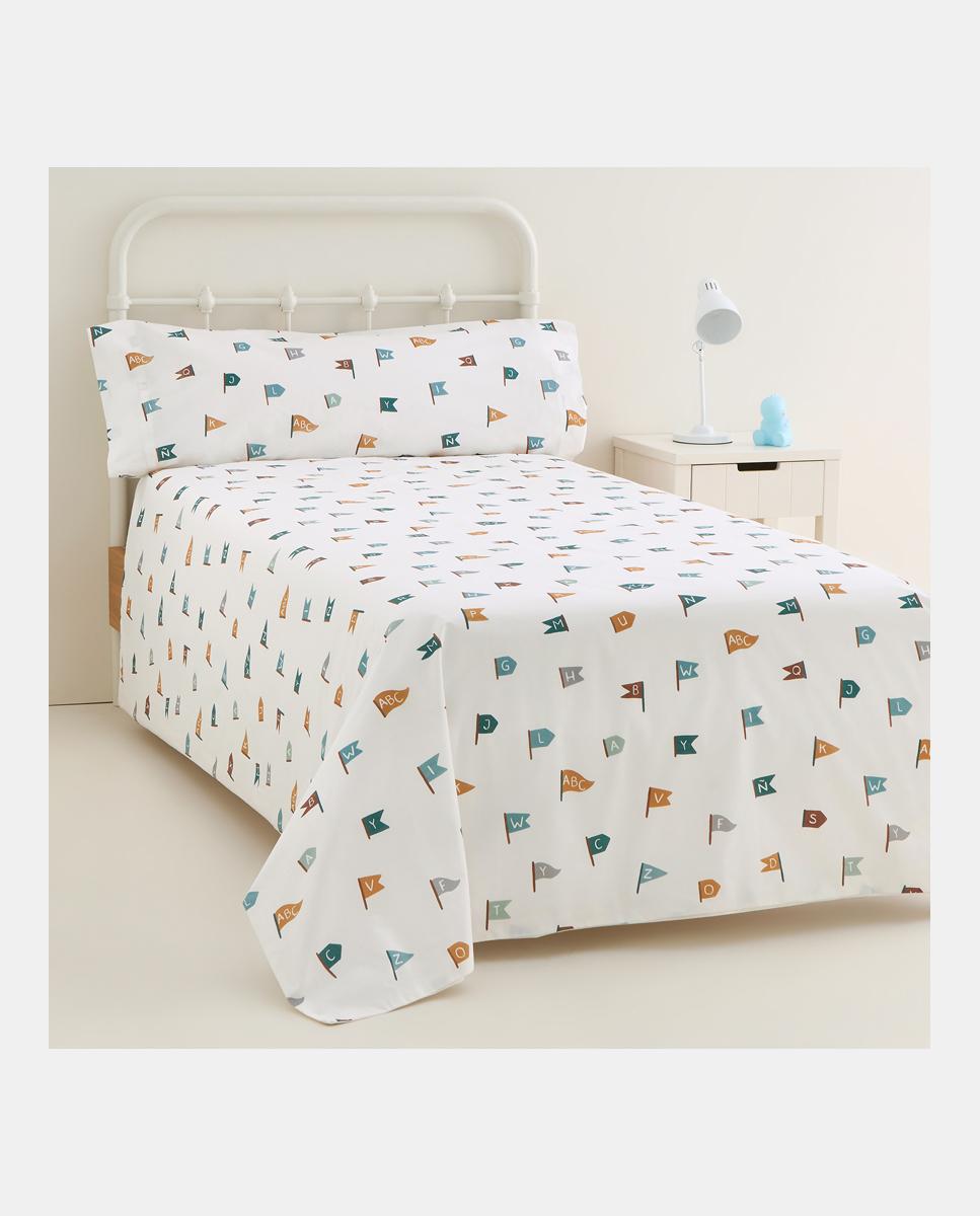 Imagen 0 de Juego de funda nórdica algodón Banderitas Minihome - El Corte Inglés