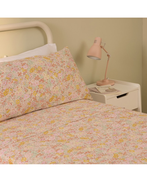 Imagen 0 de Juego de sábanas satén algodón Juliette Mini Home - El Corte Inglés