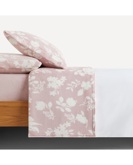 Imagen 0 de Juego de sábanas con bajera coralina Marisa El Corte Inglés