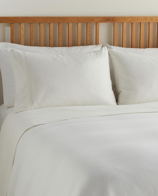 Imagen 0 de Juego de sábanas con bajera franela Liso El Corte inglés