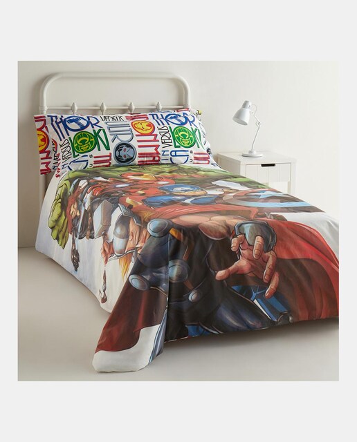Imagen 0 de Juego de funda nórdica algodón Avengers 24 Marvel