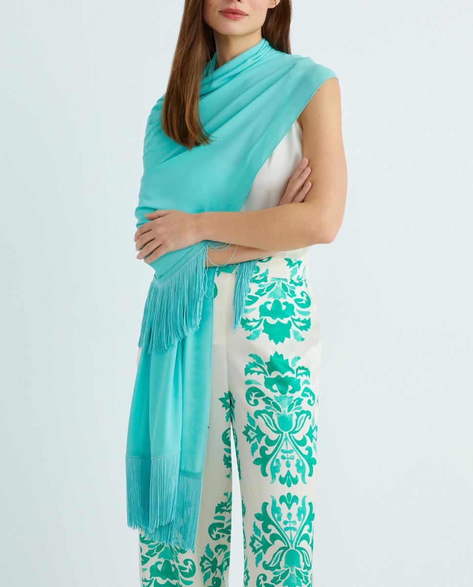 Imagen 0 de Chal de fiesta Georgette beige