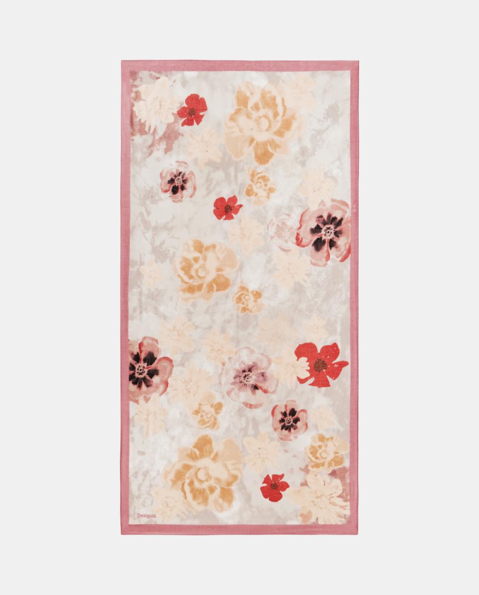 Imagen 0 de Foulard rectangular floral