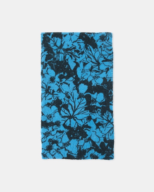 Imagen 0 de Bufanda larga con estampado en dos tonalidades