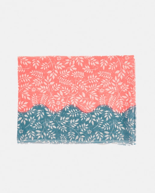 Imagen 0 de Fular de viscosa con estampado floral